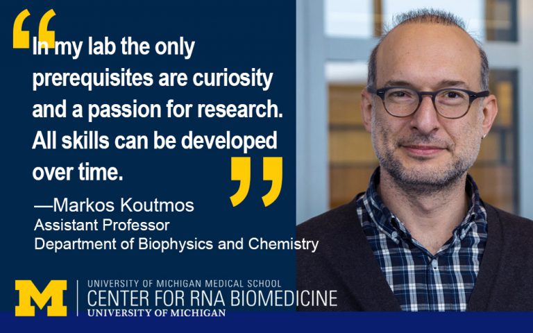 Rna Faculty Spotlight - Markos Koutmos, Biophysics And Chemistry 