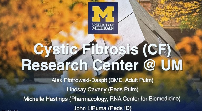 Plan for U-M cystic fibrosis research center revealed at open house; RNA therapeutics could be a potential theme